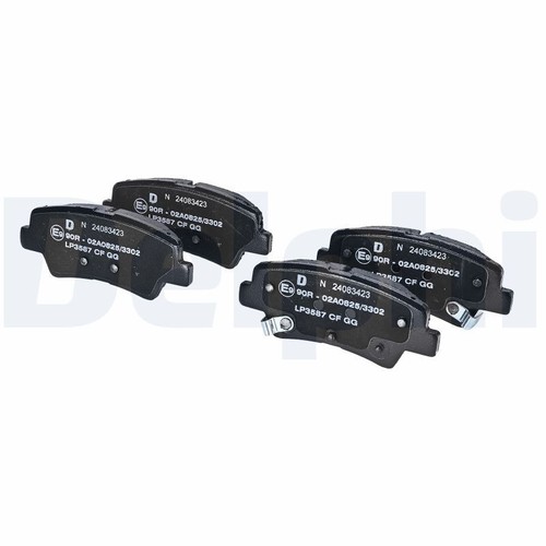 Lp3587 brake pad set disc - lp3587,